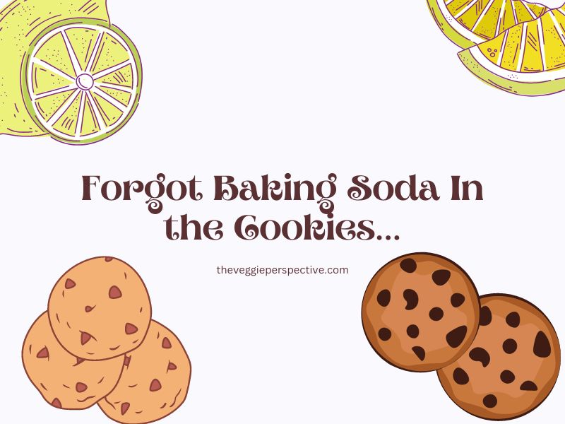 Forgot Baking Soda In Cookies… What to do?